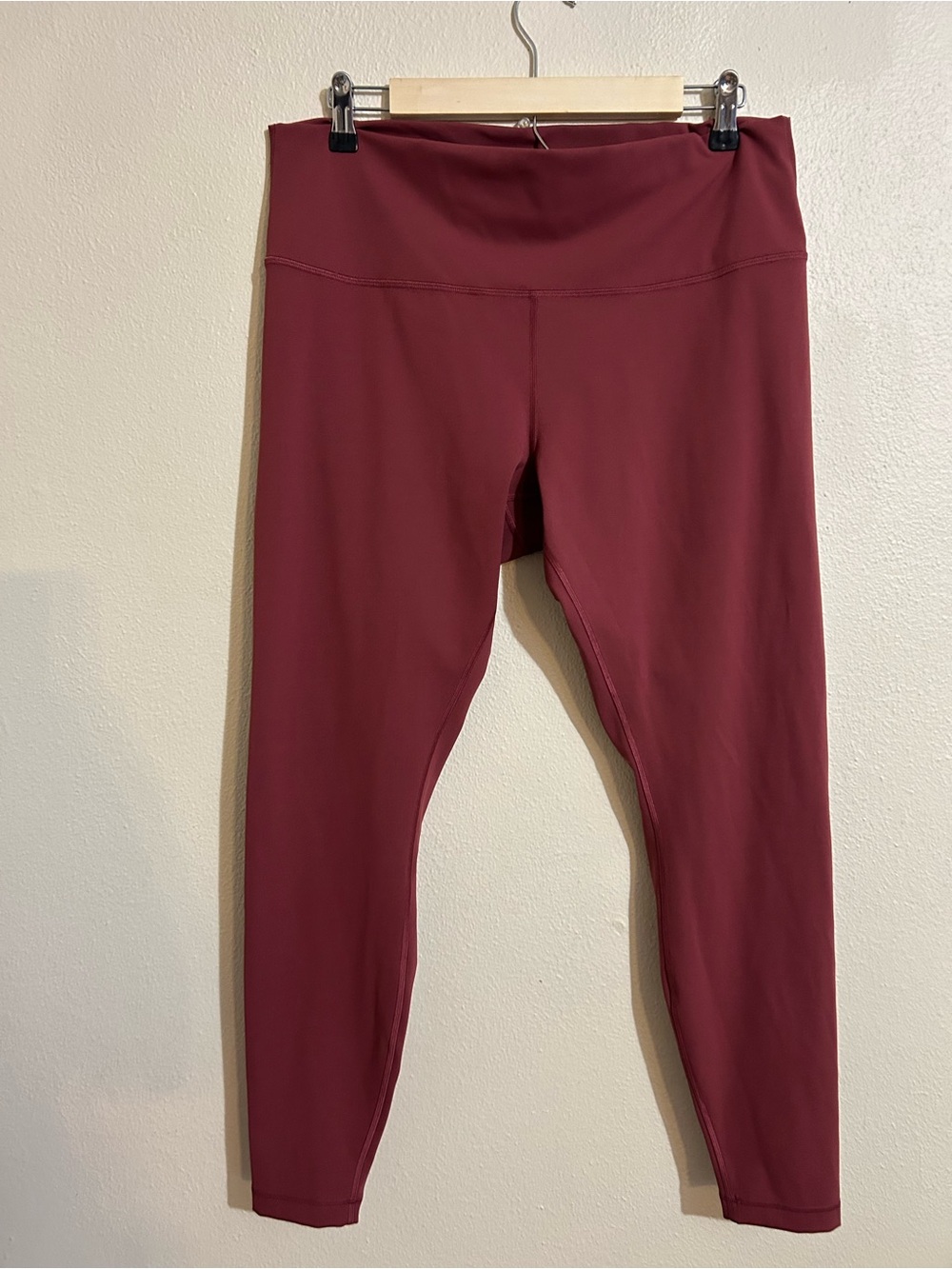 Lululemon Wunder Under Rose Pink High-Waist Leggings Size 16 Plus